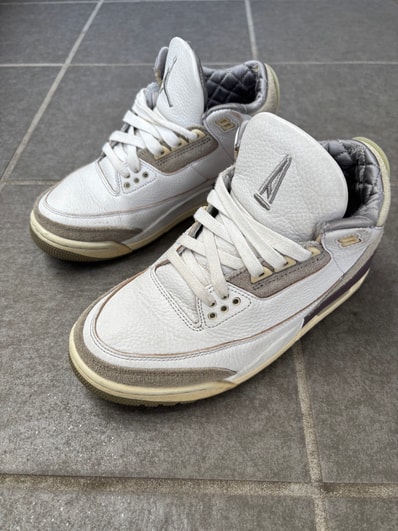 A Ma Maniere × Nike Women's Air Jordan 3 Retro SP "White/Medium Grey Violet Ore"