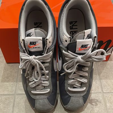 sacai × Nike Zoom Cortez "Iron Grey"