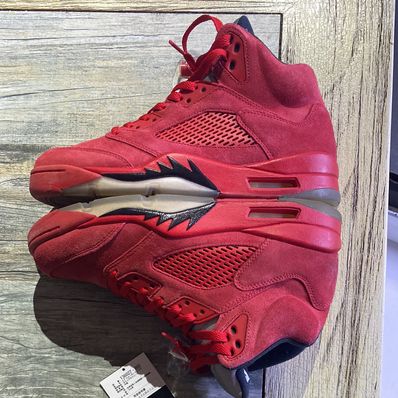 Nike Air Jordan 5 Ratro "Red Suede"