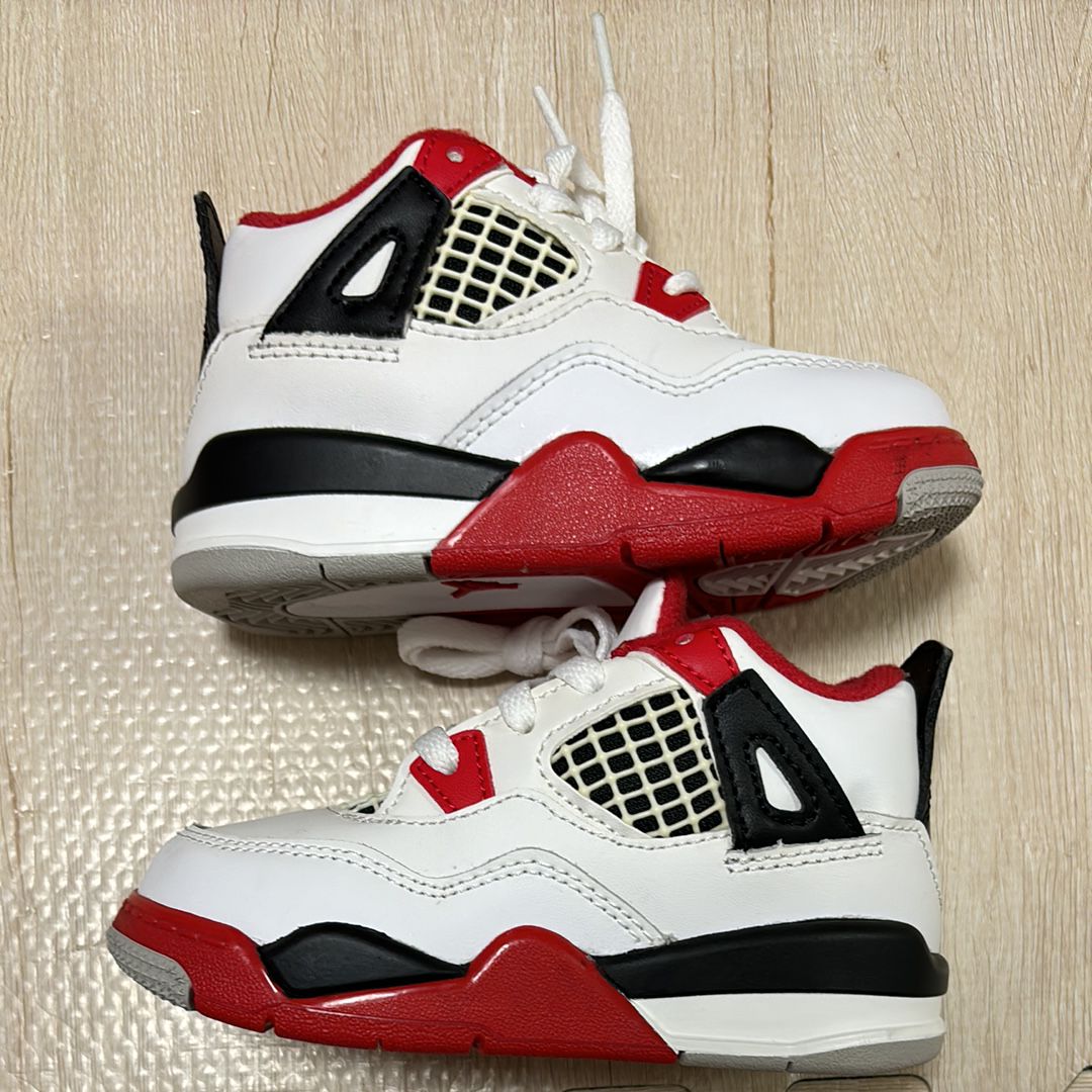 Nike TD Air Jordan 4 OG "Fire Red"