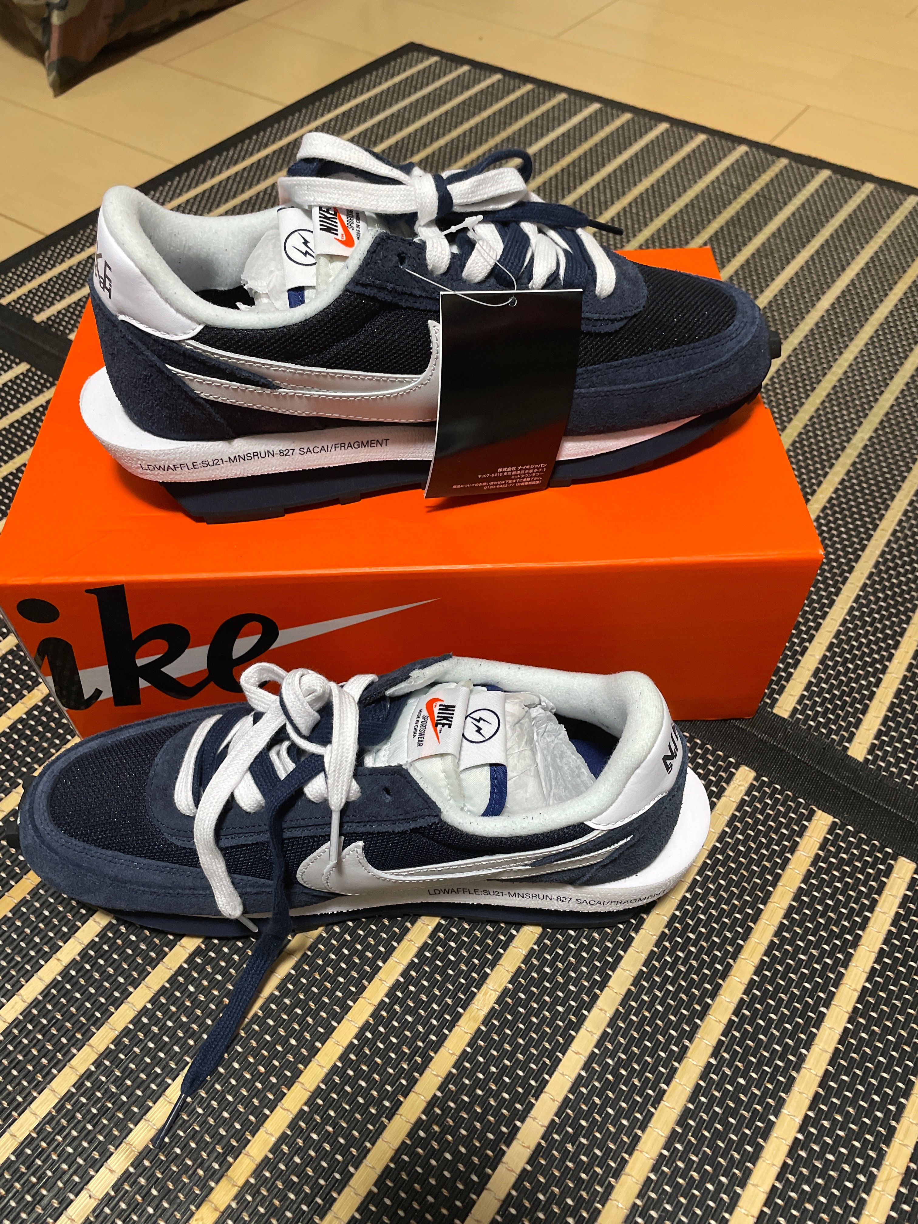 Fragment × sacai × Nike LD Waffle "Blackended Blue"