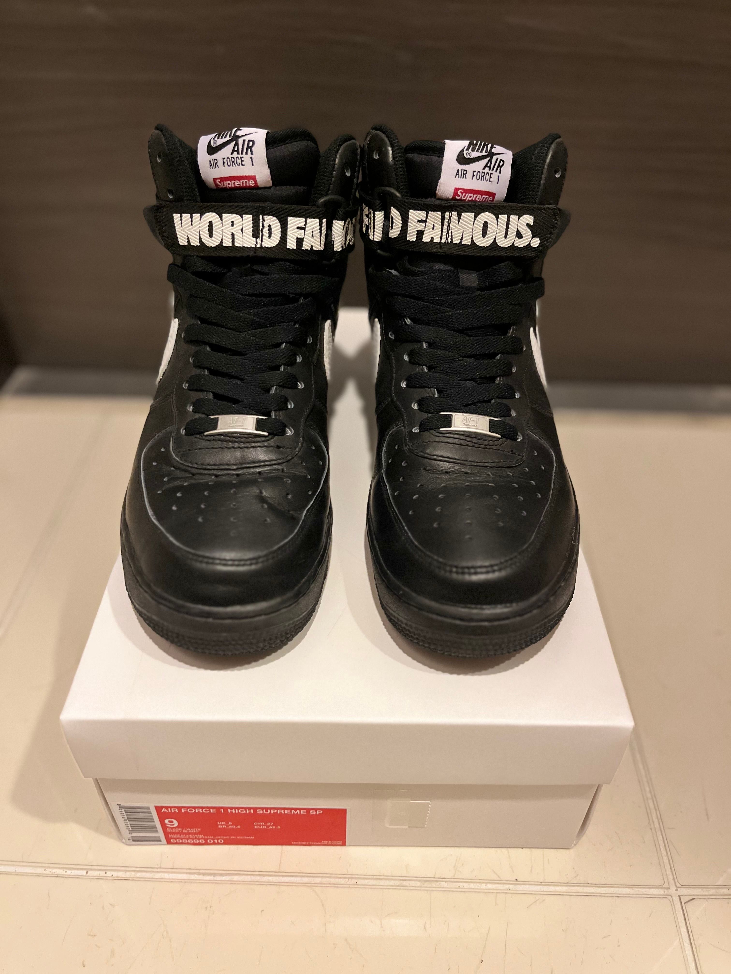 Nike Air Force 1 High Supreme Special "Black/White"