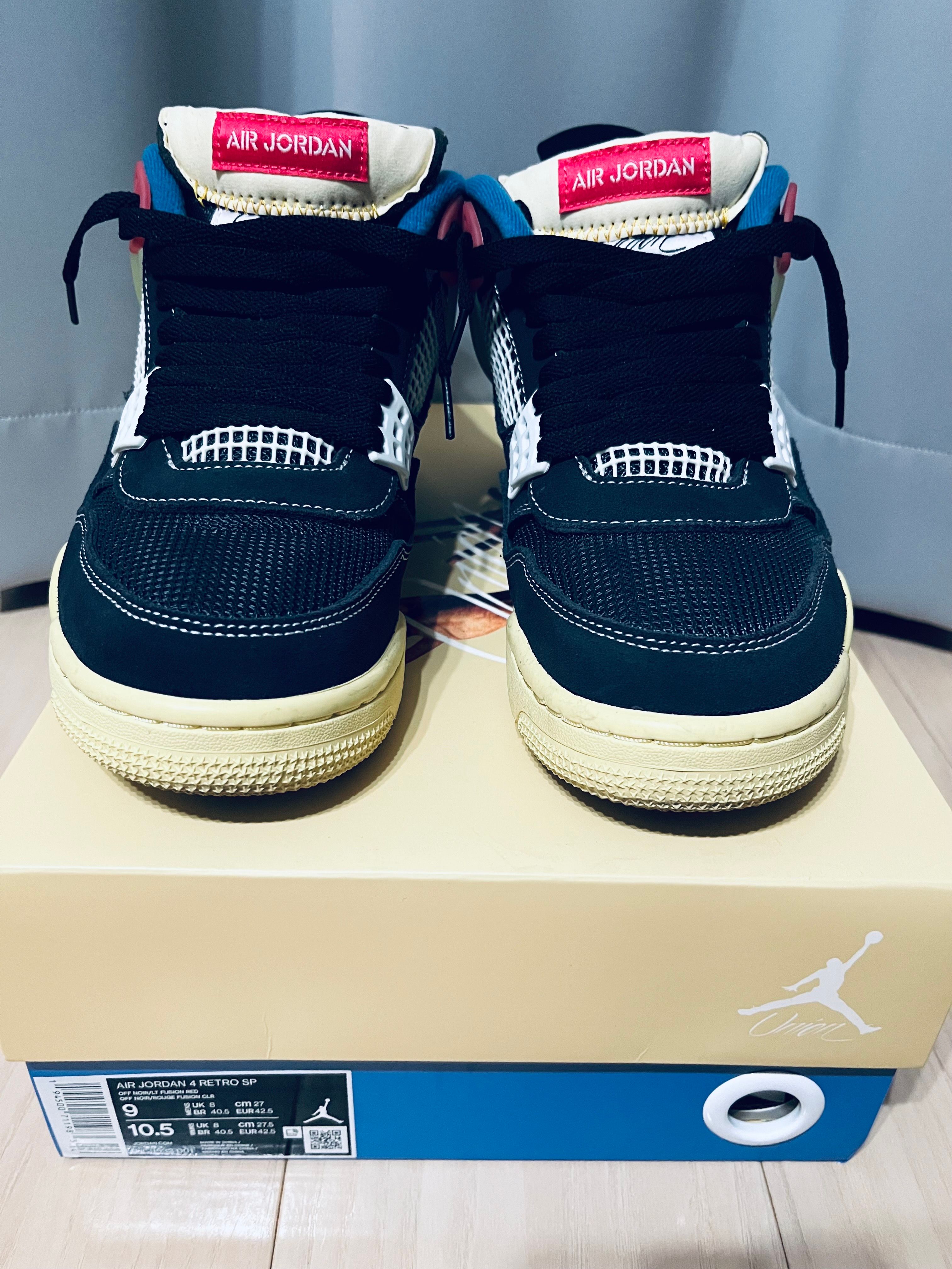 UNION × NIKE AIR JORDAN 4 "OFF NOIR"