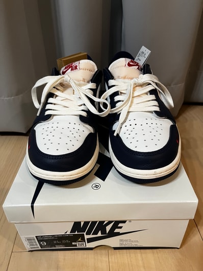 Nike Air Jordan 1 Retro Low OG "Howard/Gym Red and Midnight Navy"