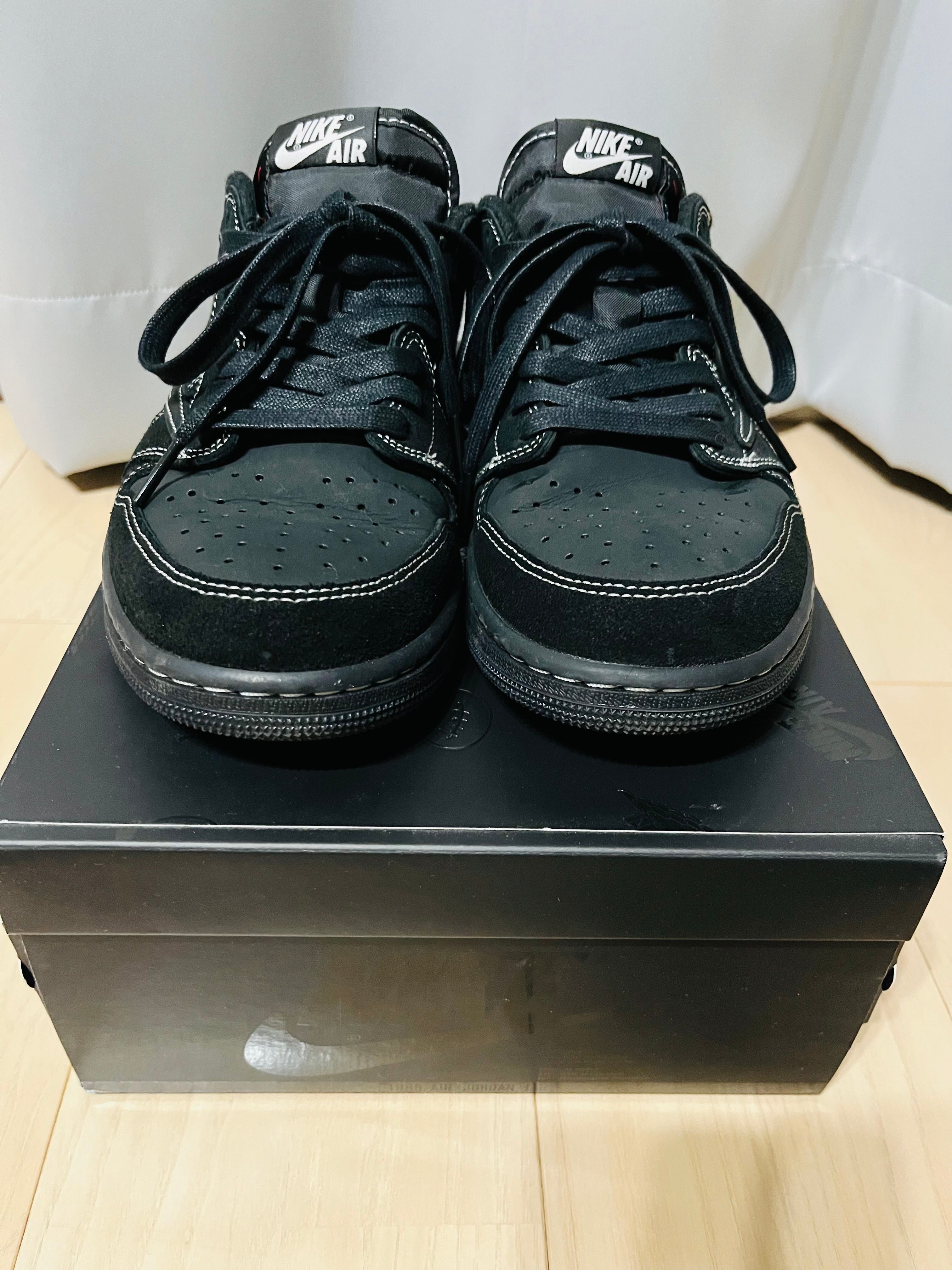 Travis Scott × Nike Air Jordan 1 Low OG SP "Black Phantom"