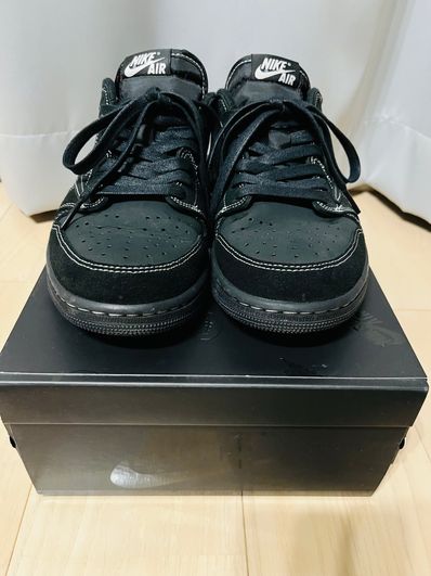 Travis Scott × Nike Air Jordan 1 Low OG SP "Black Phantom"