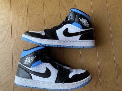 Nike Women's Air Jordan 1 Mid "Black/University Blue"