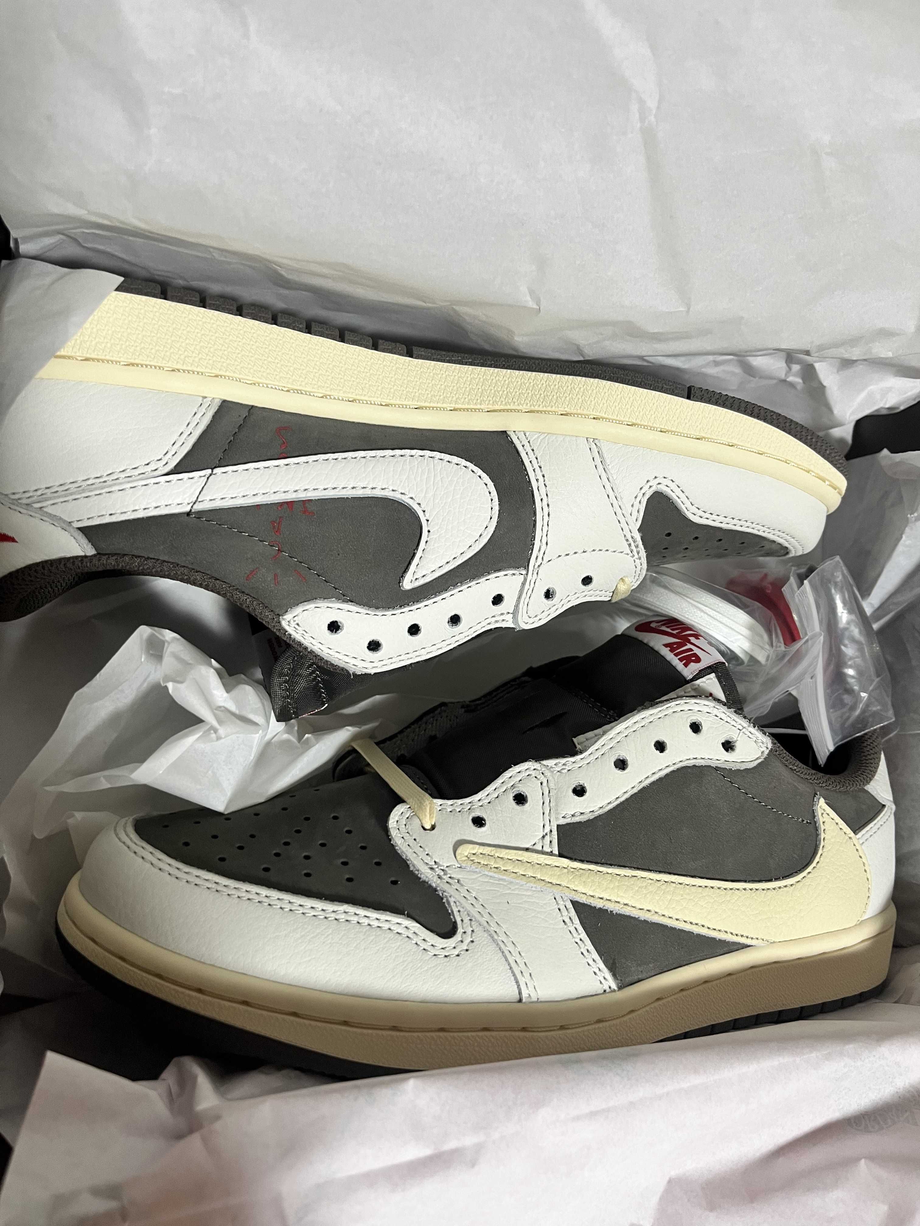 Travis Scott × Nike Air Jordan 1 Low OG SP "Reverse Mocha/Sail and Ridgerock"
