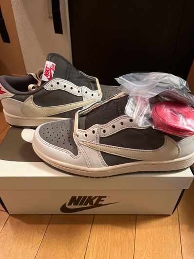 Travis Scott × Nike Air Jordan 1 Low OG SP "Reverse Mocha/Sail and Ridgerock"