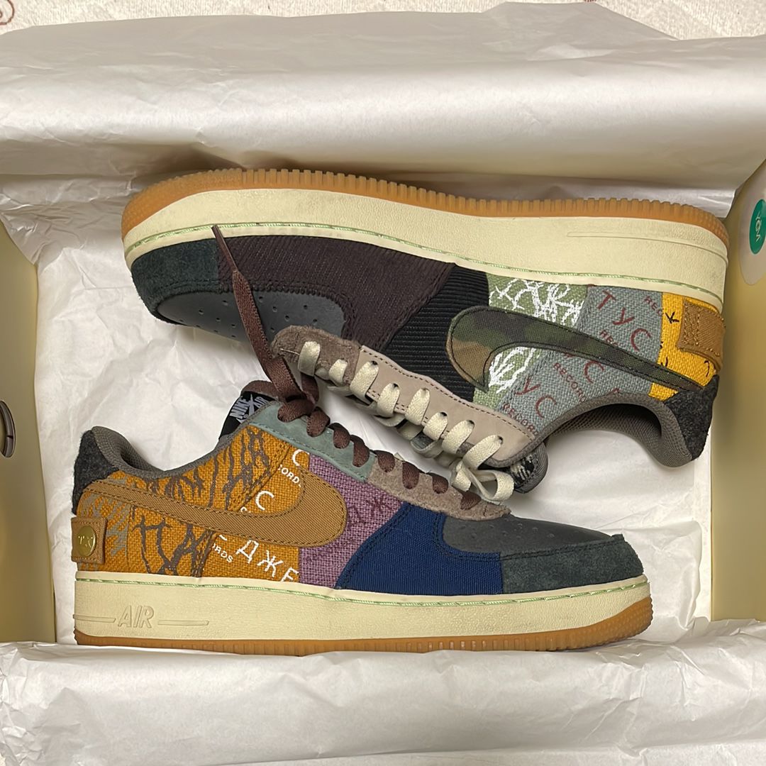Travis Scott × Nike Air Force 1 Low Cactus Jack "Multi Color"