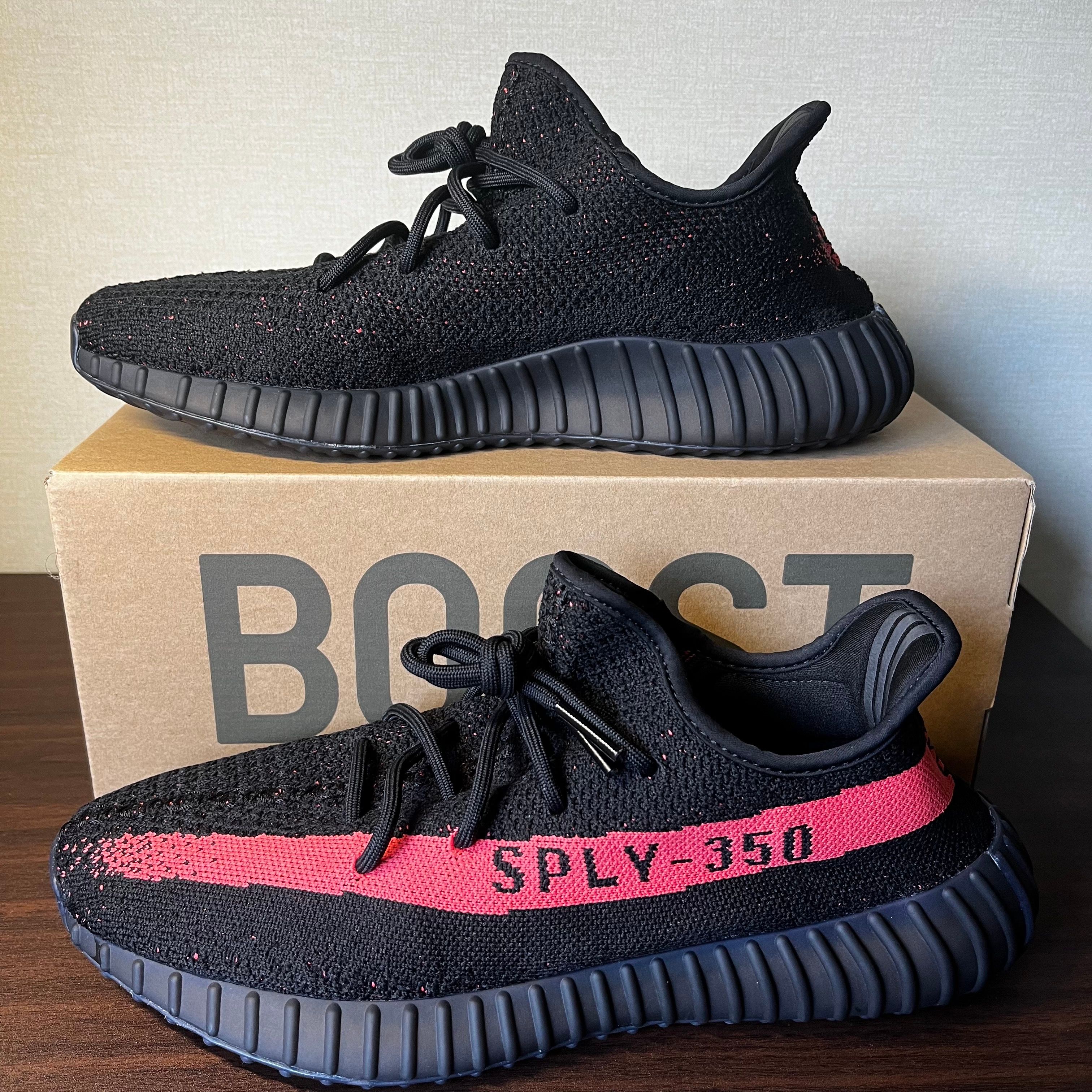 adidas YEEZY Boost 350 V2 "Core Black/Red"