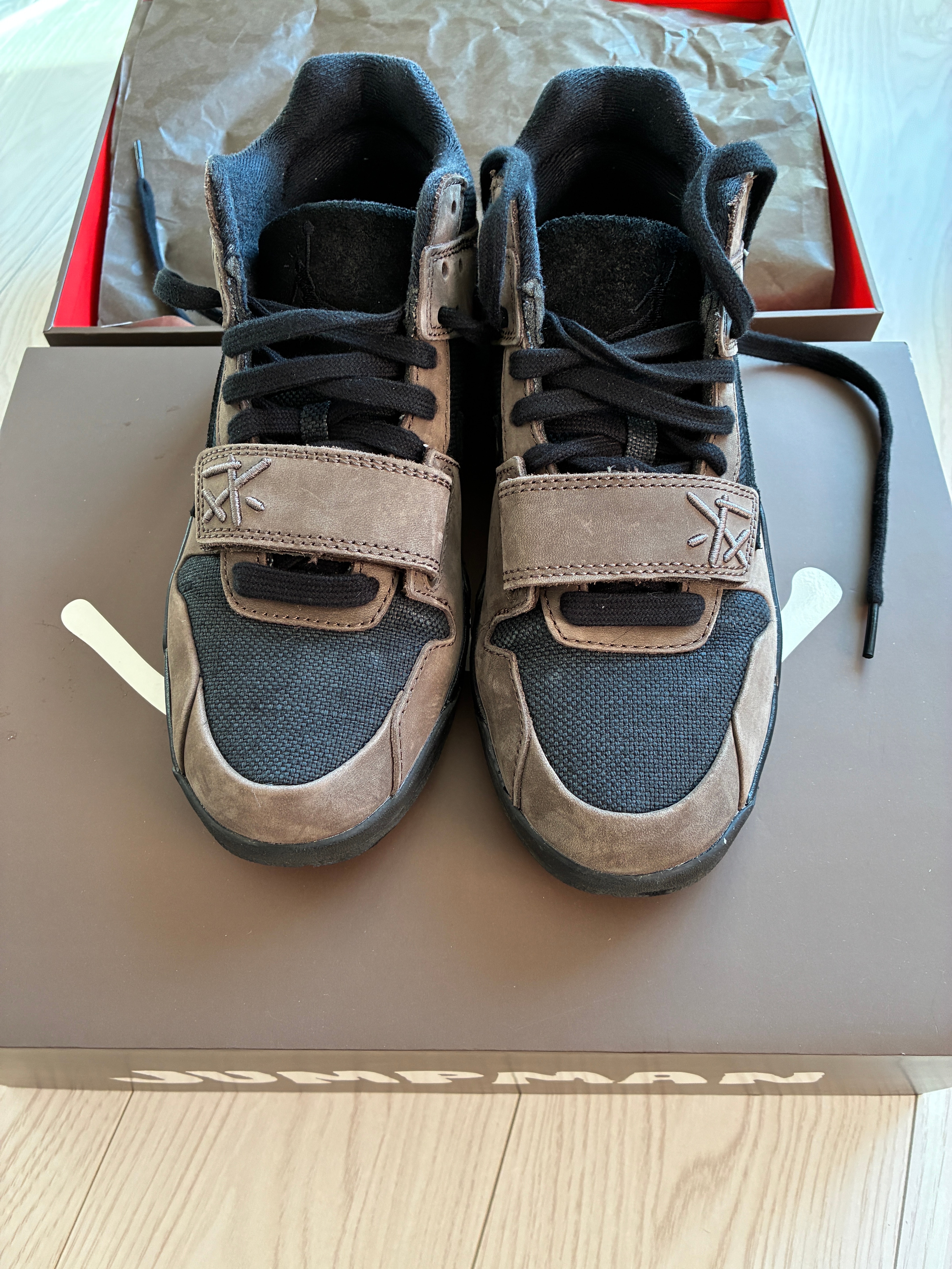 Travis Scott × Nike Jordan Jumpman Jack TR CJ1 T-Rexx "Black and Dark Mocha"