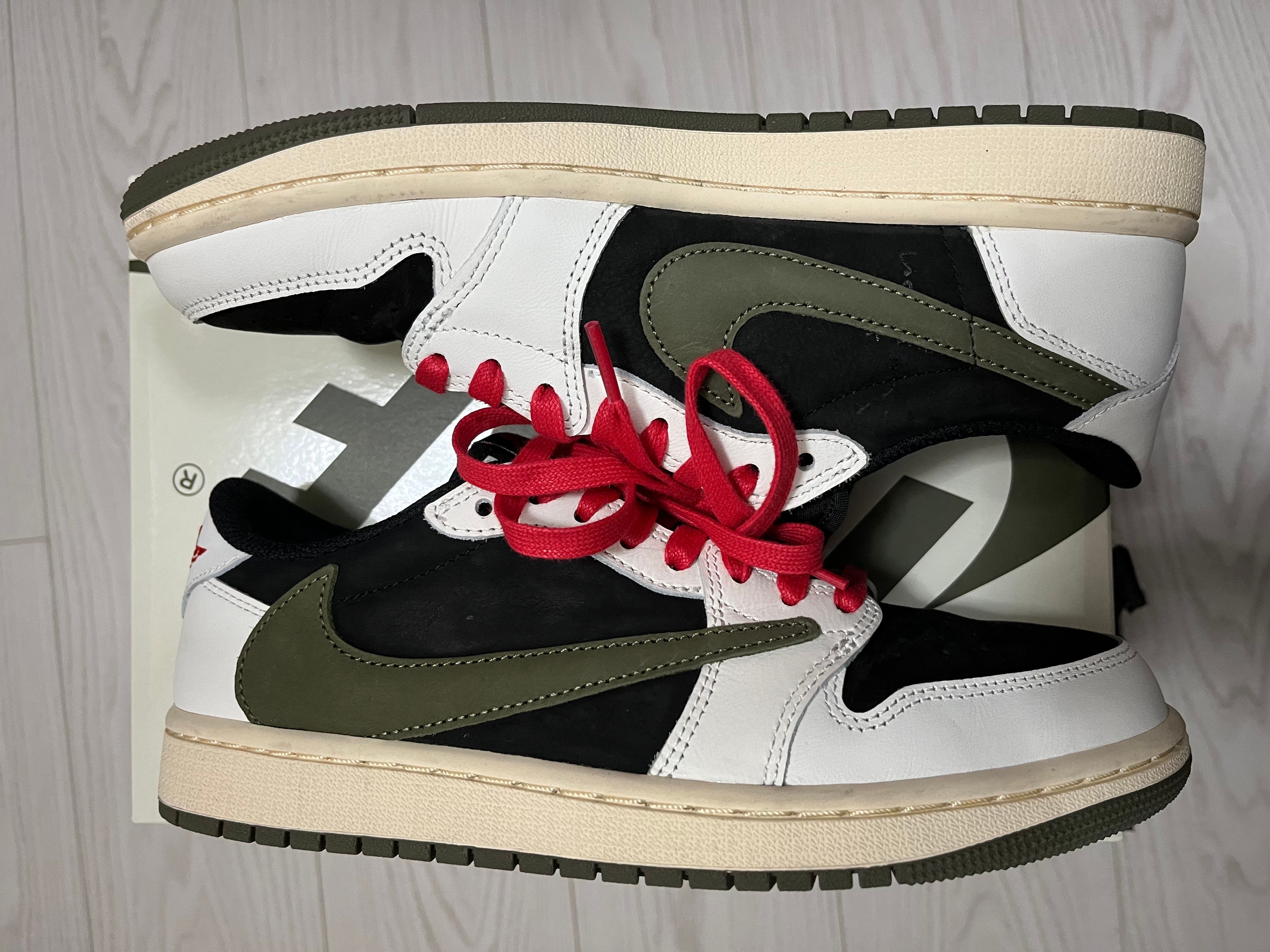 Travis Scott × Nike Women's Air Jordan 1 Low OG "Medium Olive"