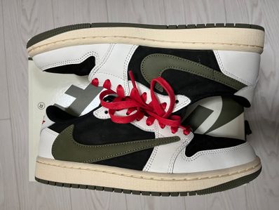 Travis Scott × Nike Women's Air Jordan 1 Low OG "Medium Olive"