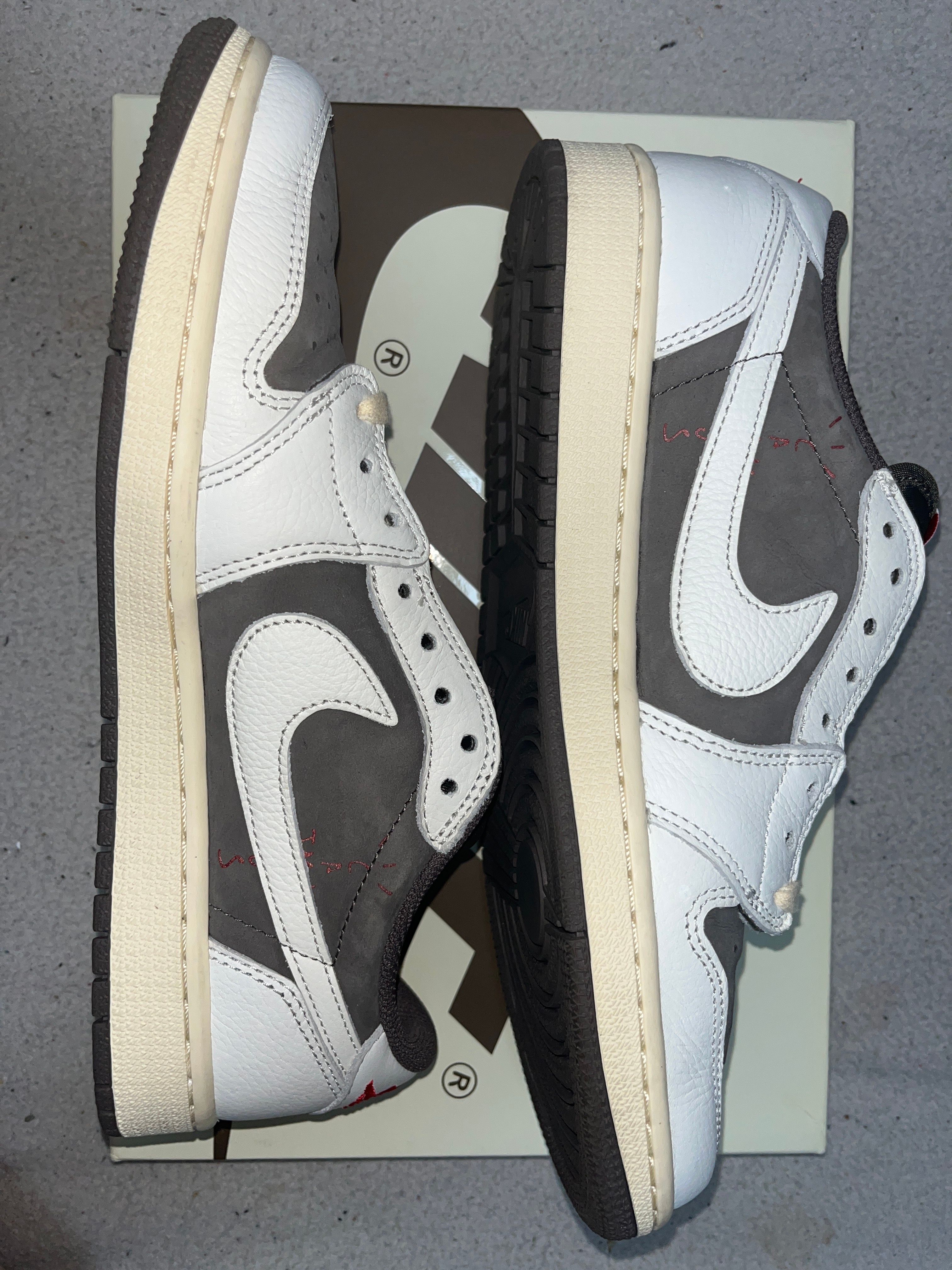 Travis Scott × Nike Air Jordan 1 Low OG SP "Reverse Mocha/Sail and Ridgerock"