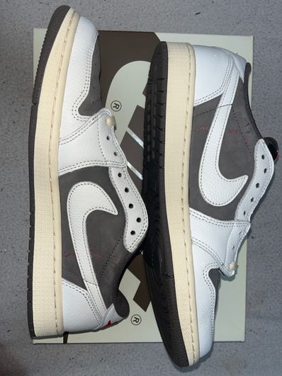 Travis Scott × Nike Air Jordan 1 Low OG SP "Reverse Mocha/Sail and Ridgerock"