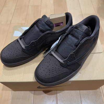 Travis Scott × Nike Air Jordan 1 Low OG SP "Velvet Brown and Dark Mocha"
