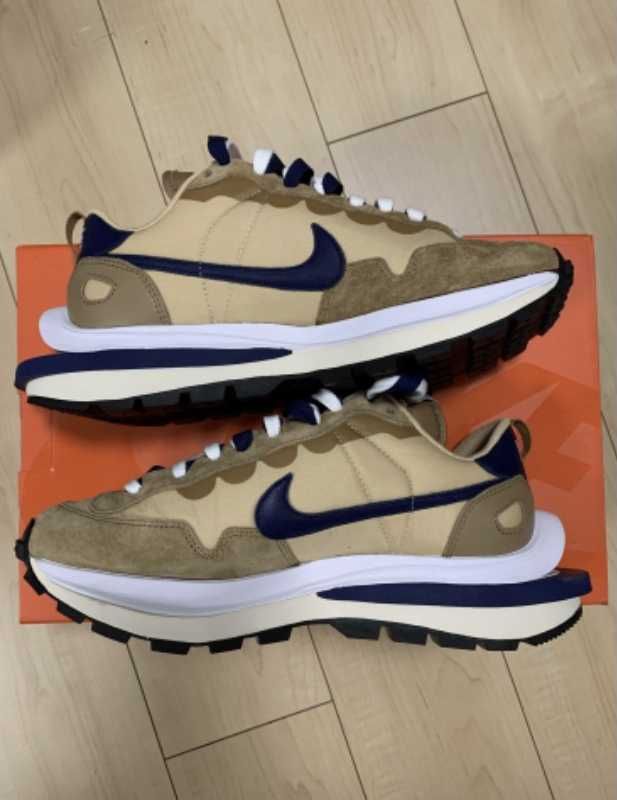 Sacai × Nike Vapor Waffle "Sesame And Blue Void"