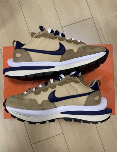 Sacai × Nike Vapor Waffle "Sesame And Blue Void"