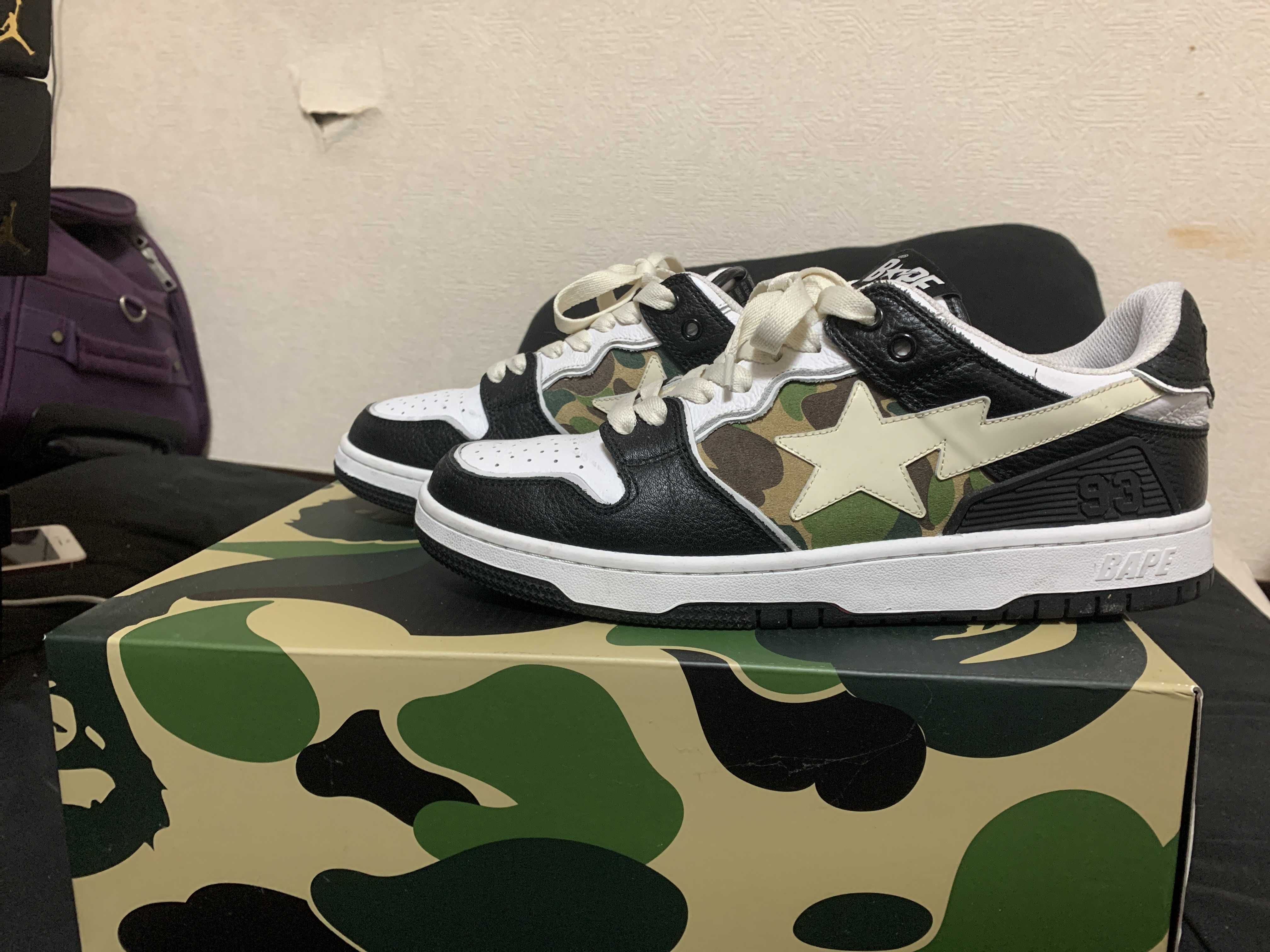 A BATHING APE®︎ SK8 STA ABC Camo "Black"