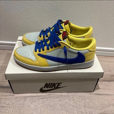 Travis Scott × Nike Women's Air Jordan 1 Retro Low OG "Canary"