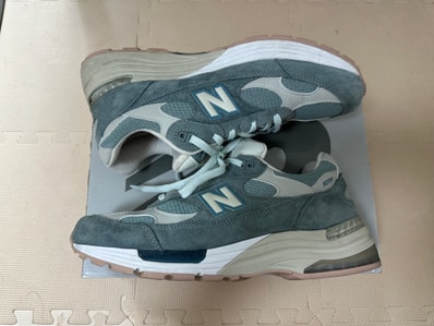 KITH × New Balance 992 "Aegean Blue/Shadow Gray"