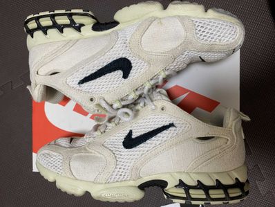 Stussy × Nike Air Zoom Spiridon CG 2 "Fossil/Black"