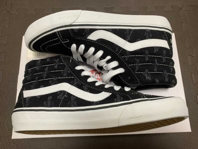 Supreme × Vans Sk8-Hi Hole Punch Denim "Black"