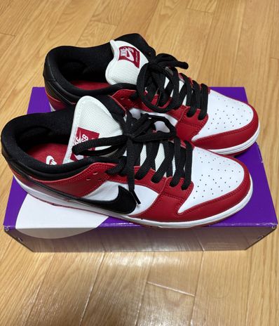 Nike SB Dunk Low Pro "J-Pack Chicago/Varsity Red and White"