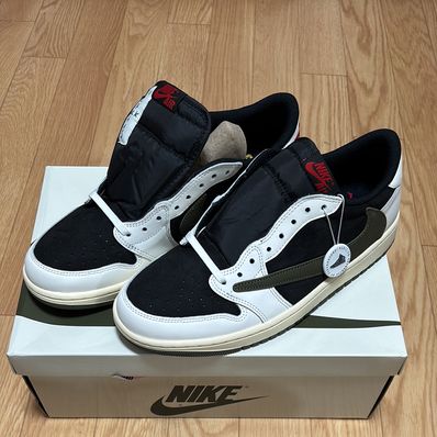 Travis Scott × Nike Women's Air Jordan 1 Low OG "Medium Olive"