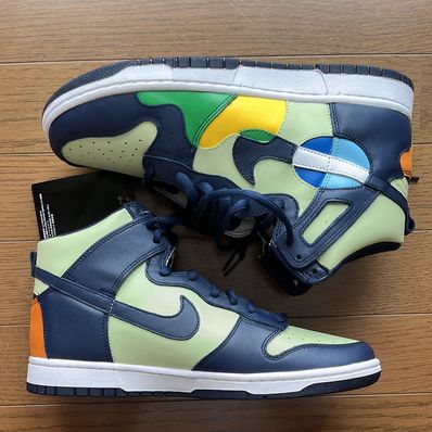 Nike Women's Dunk High "Pistachio and Midnight Navy"