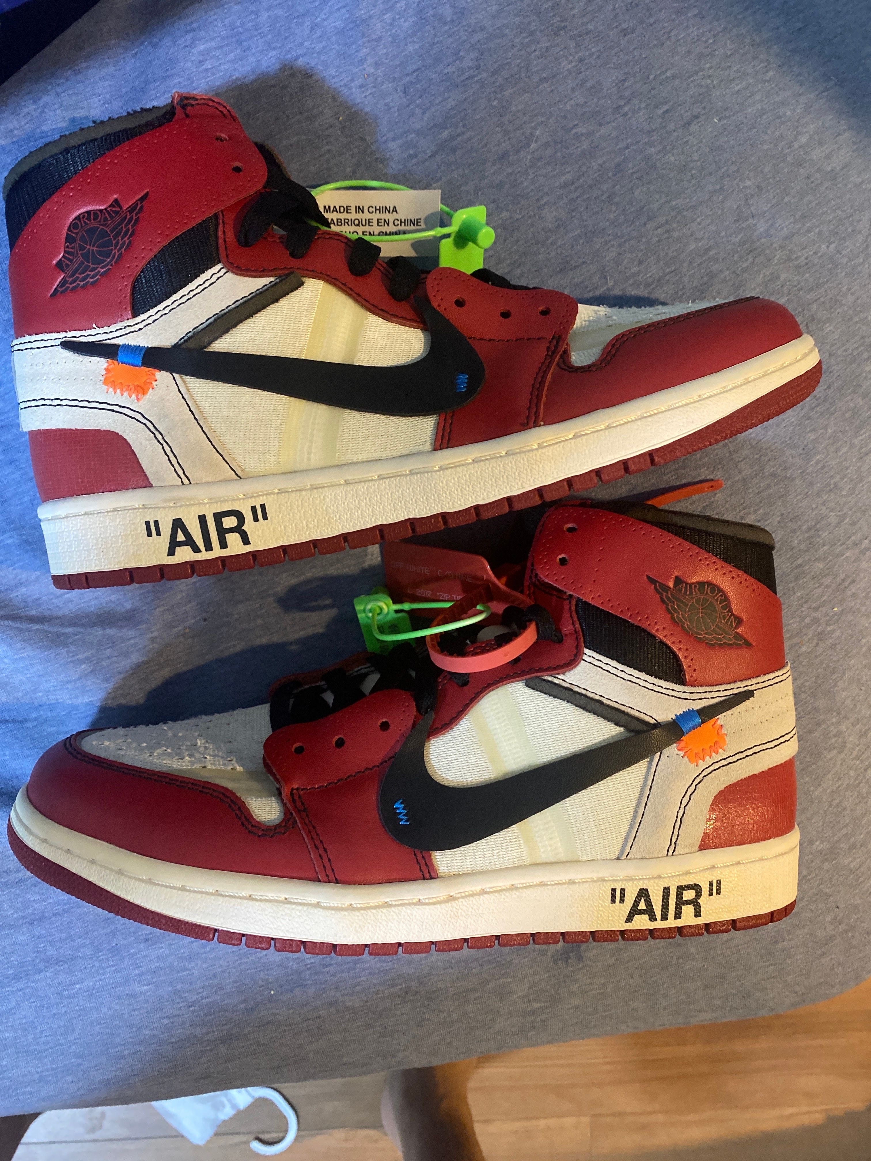 Off-White × Nike Air Jordan 1 Retro High The Ten "Chicago"