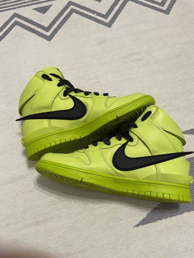 AMBUSH × NIKE DUNK HIGH "FLASH LIME"