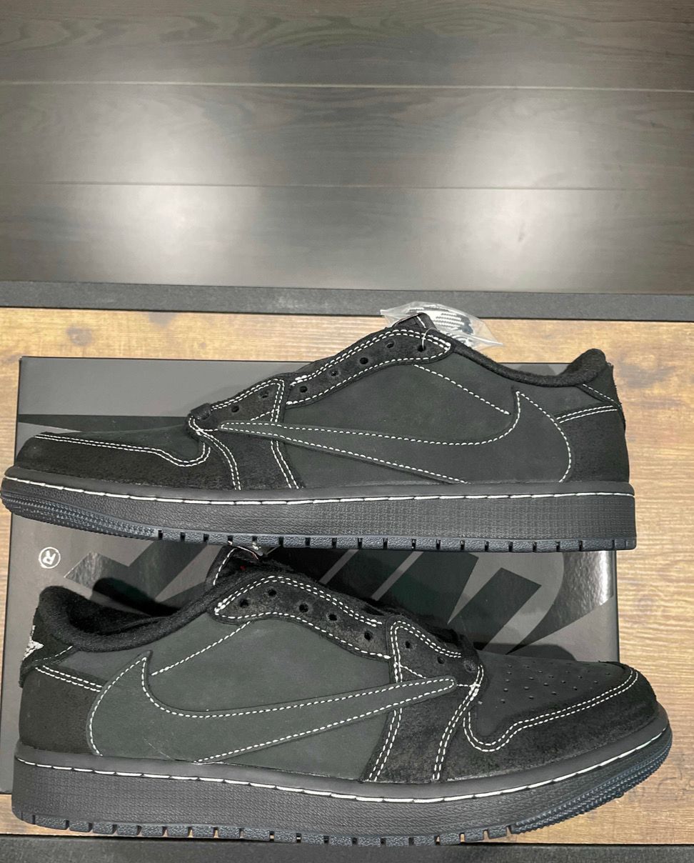 Travis Scott × Nike Air Jordan 1 Low OG SP "Black Phantom"