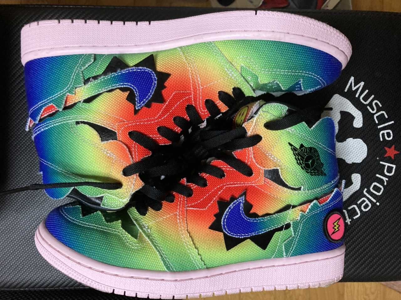 J Balvin × Nike Air Jordan 1 High OG "Rainbow"