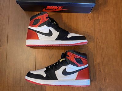 Nike Women's Air Jordan 1 Retro High "Satin Black Toe"