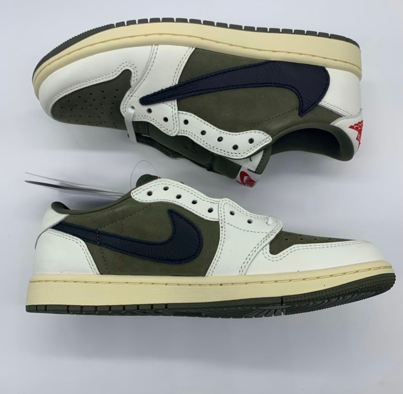Travis Scott × Nike Air Jordan 1 Low OG SP "Reverse Olive"