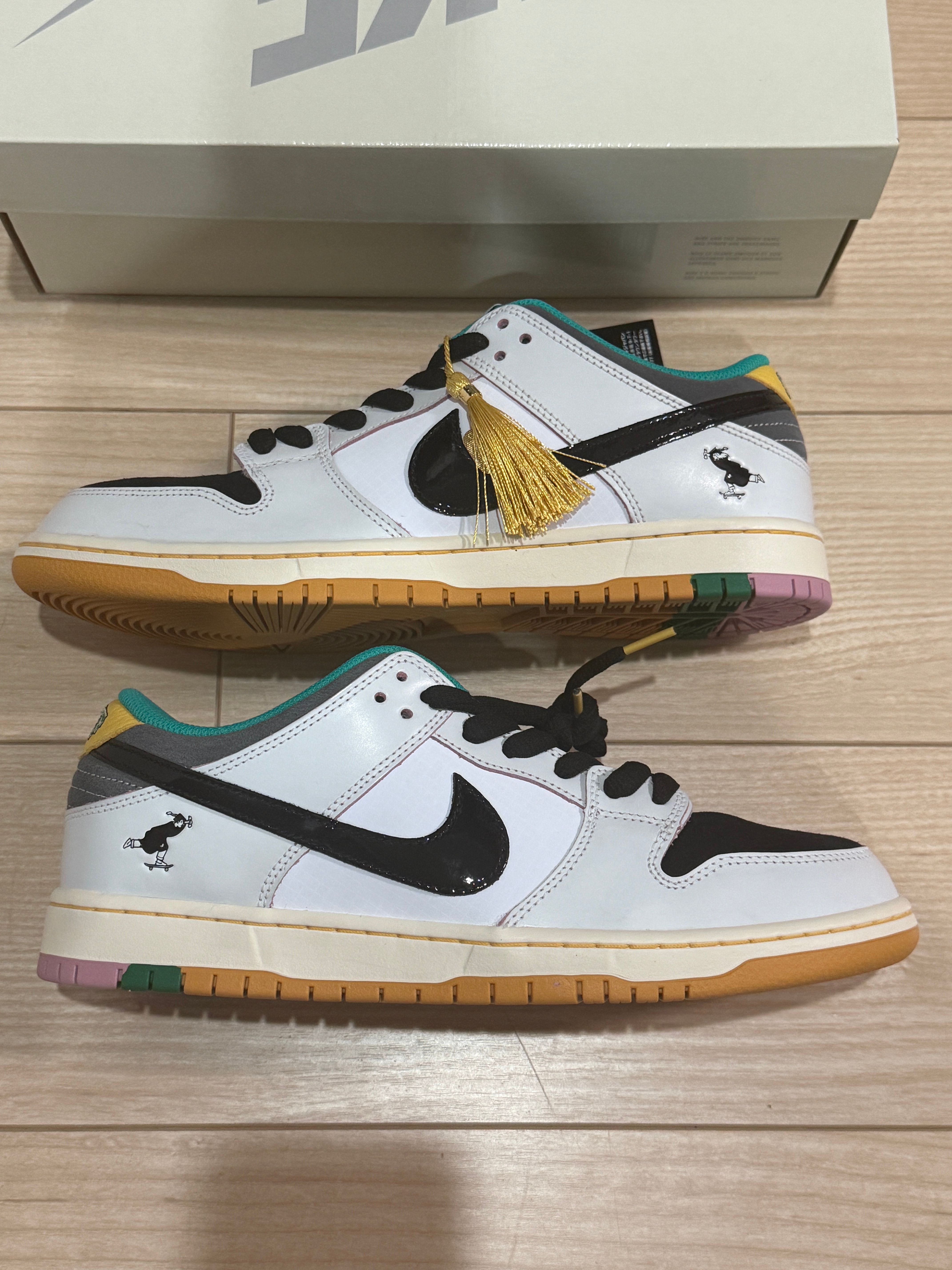 CSEF × Nike SB Dunk Low Pro QS "White and Black"
