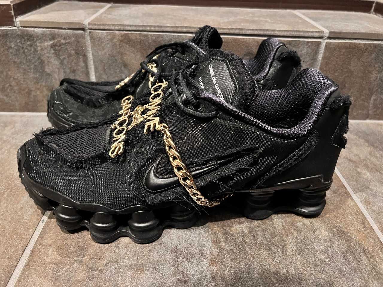 COMME des GARCONS × Nike Women's Shox TL "Black"