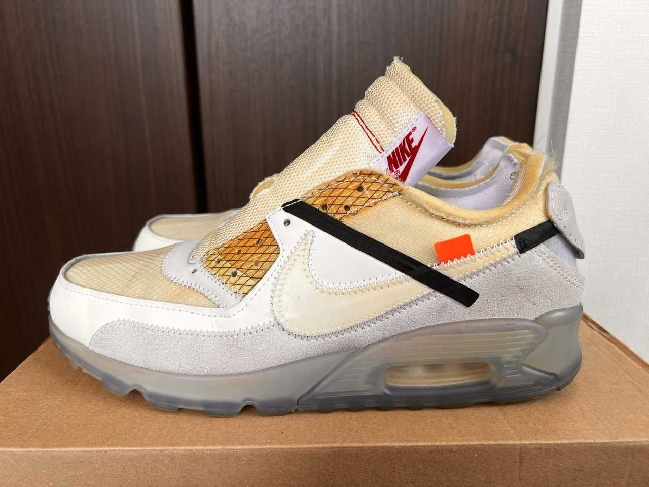 Off-White × Nike Air Max 90 "The 10/Sail"