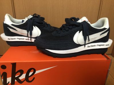 Fragment × sacai × Nike LD Waffle "Blackended Blue"