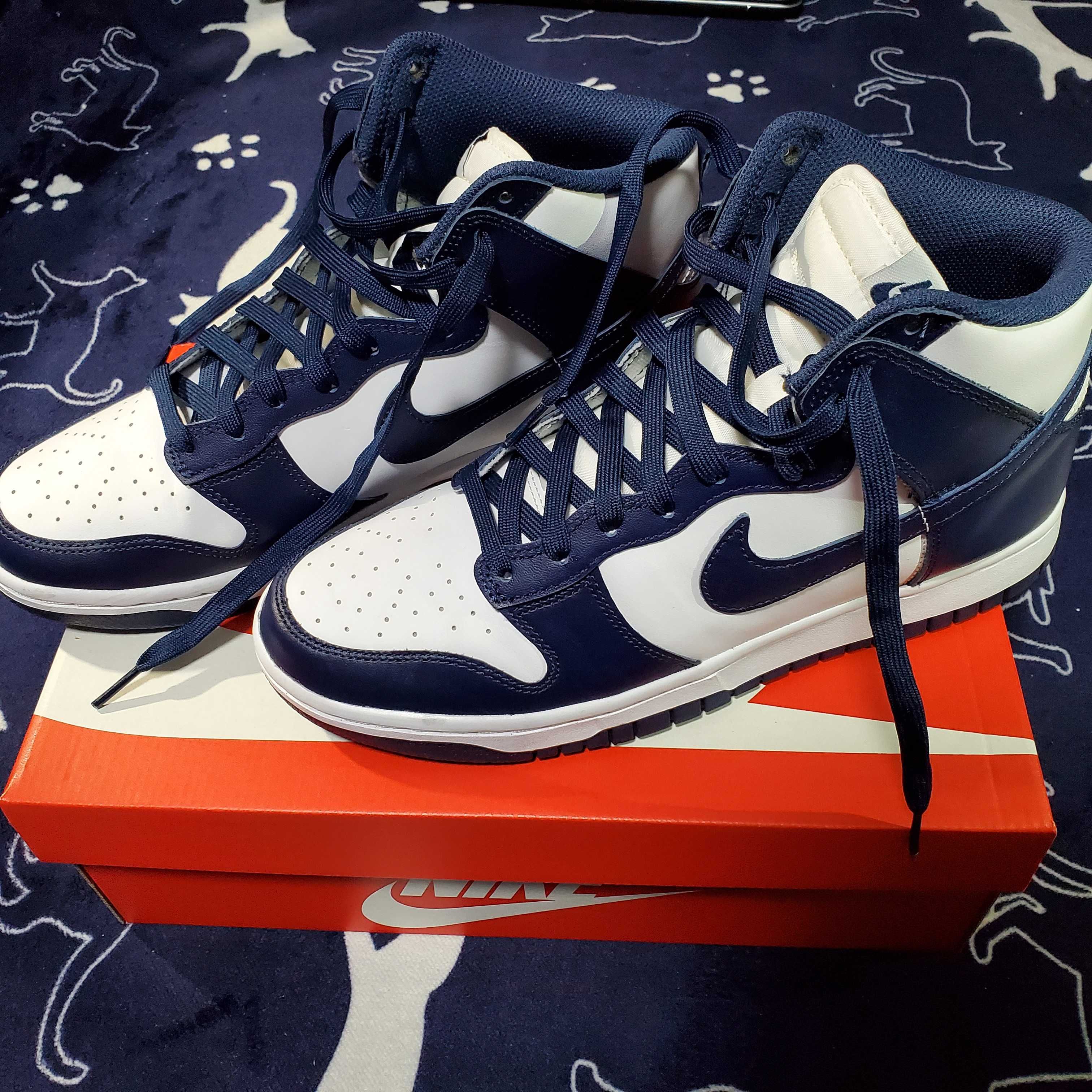 Nike Dunk High "Championship Navy"