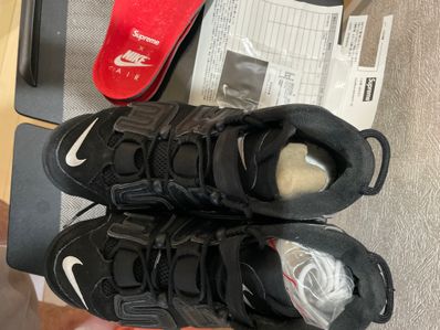 Supreme × Nike Air More Uptempo "Black"