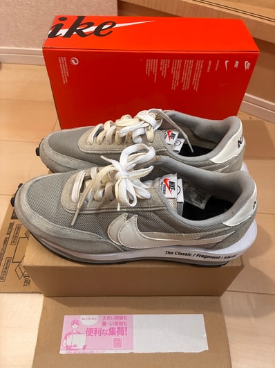 fragment design × sacai × Nike LD Waffle "Light Smoke Grey"
