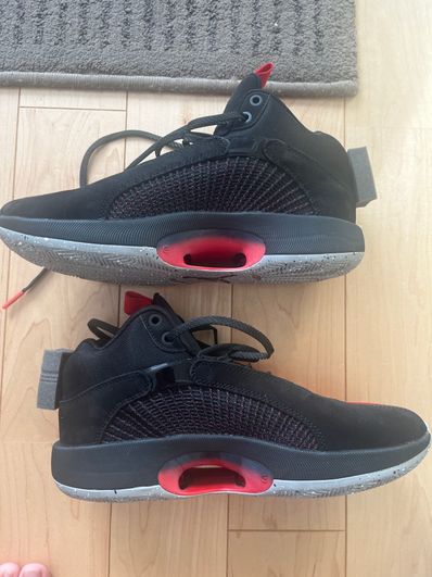 Nike Air Jordan XXXV Warrior "Black/University Red Cement Grey"