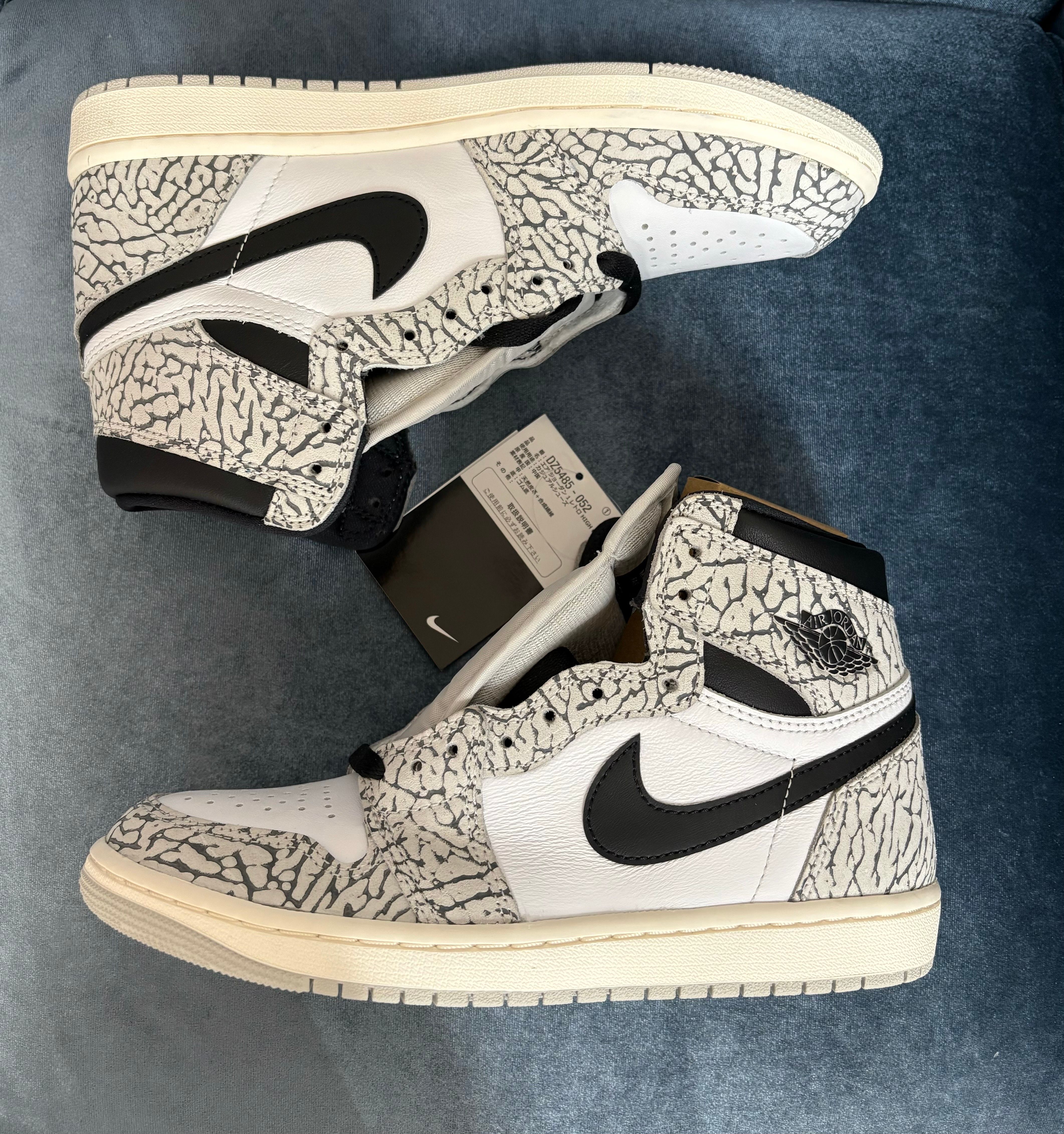 Nike Air Jordan 1 High OG "White Cement/Safari"