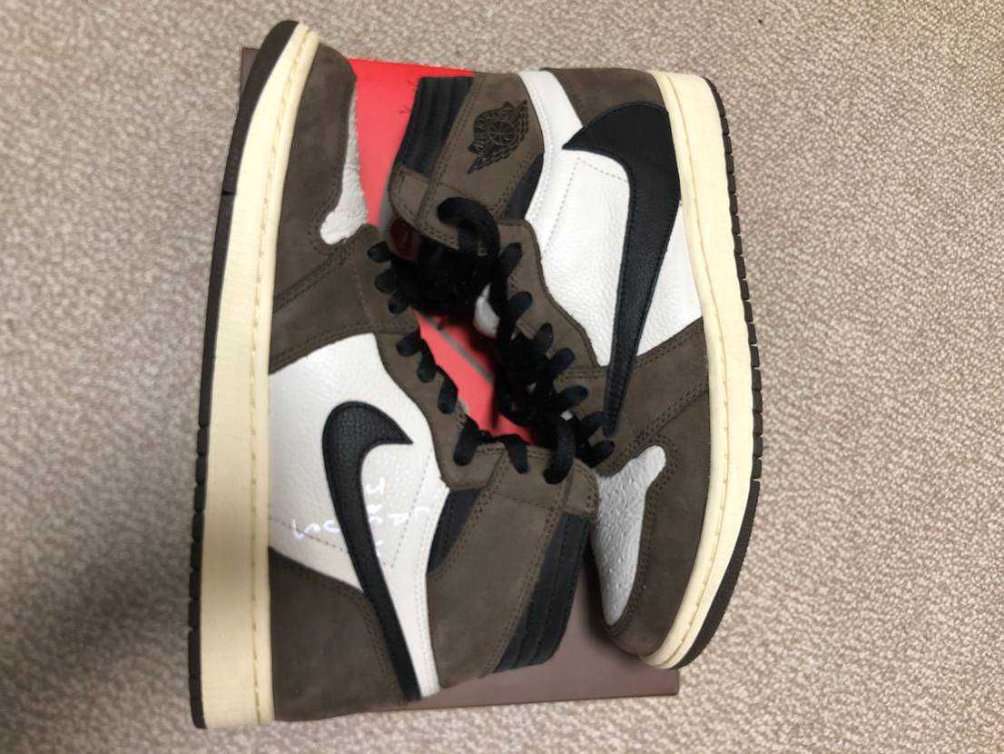 Travis Scott × Nike Air Jordan 1 Retro High OG TS SP "Sail/Dark Mocha"