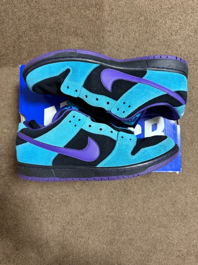 Nike SB Dunk Low Pro "Black/Varsity Purple/Baltic Blue"