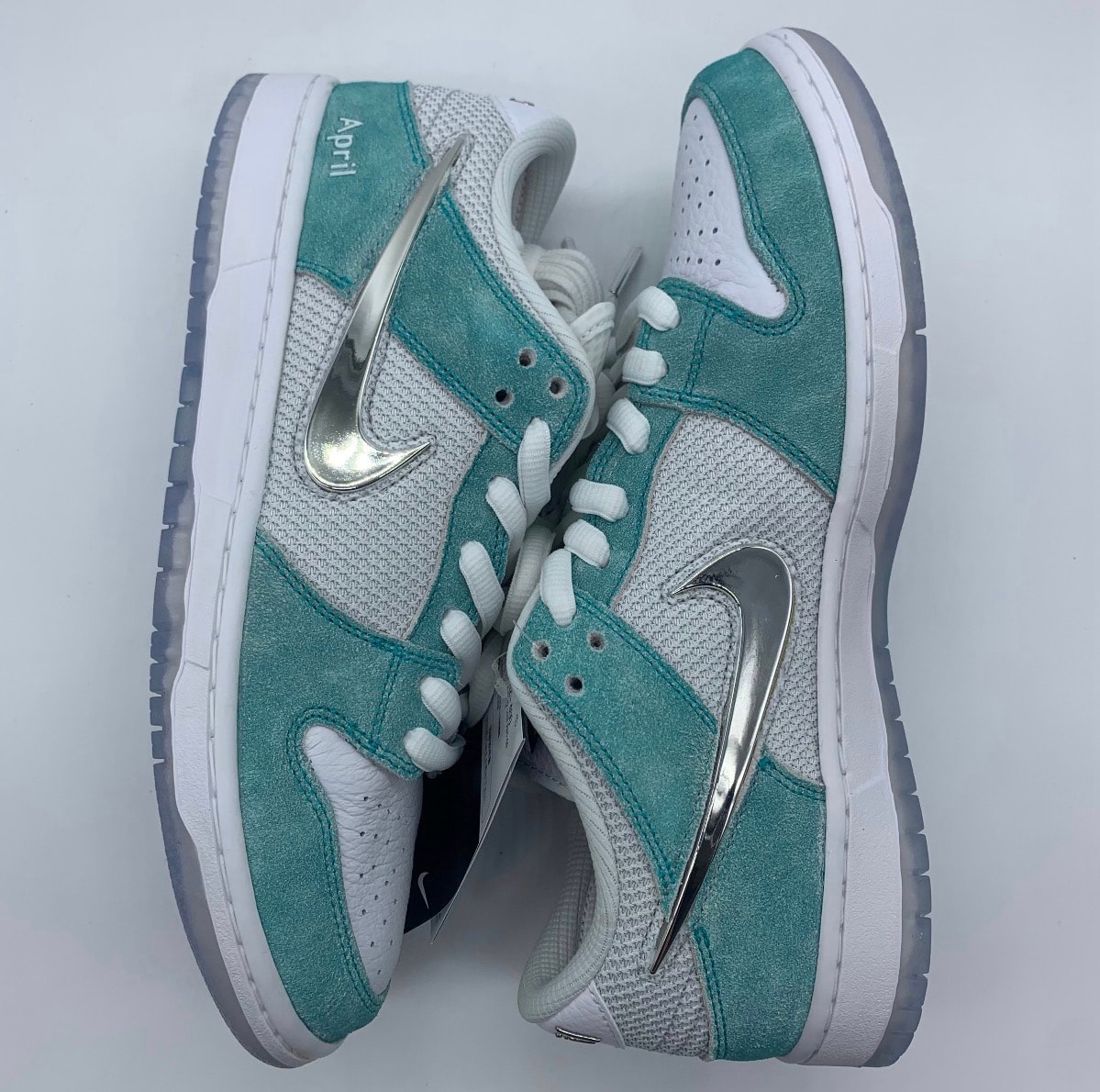 APRIL SKATEBOARDS × Nike SB Dunk Low Pro QS "White and Multi-Color"