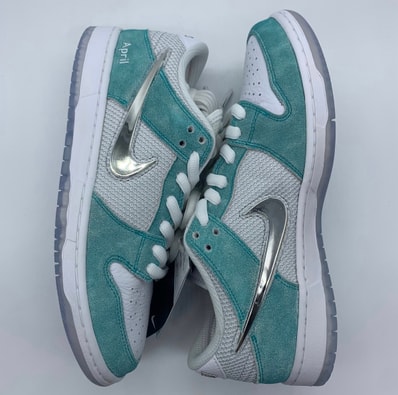 APRIL SKATEBOARDS × Nike SB Dunk Low Pro QS "White and Multi-Color"